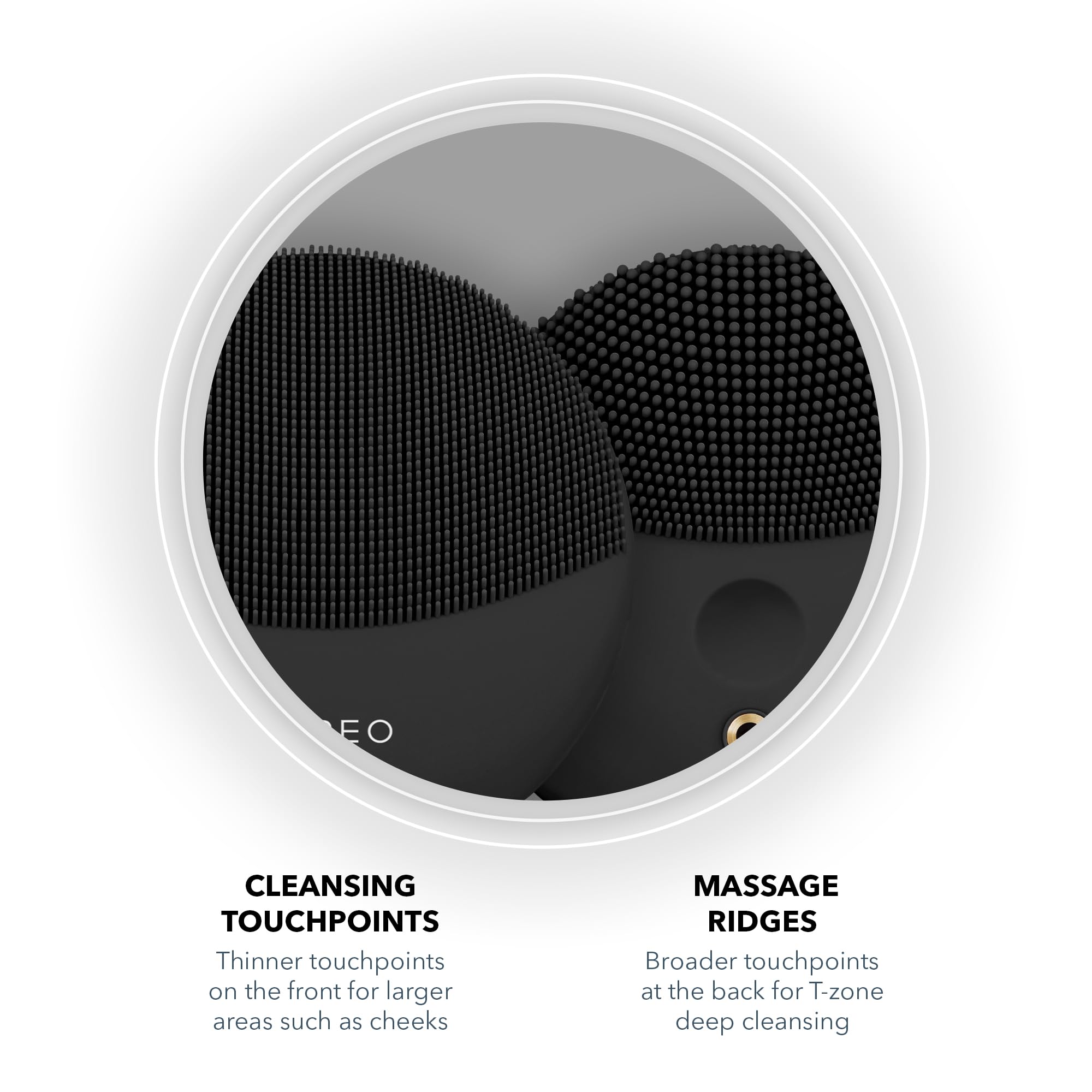 FOREO LUNA mini 3 Midnight, Ultra-hygienic Facial Cleansing Brush