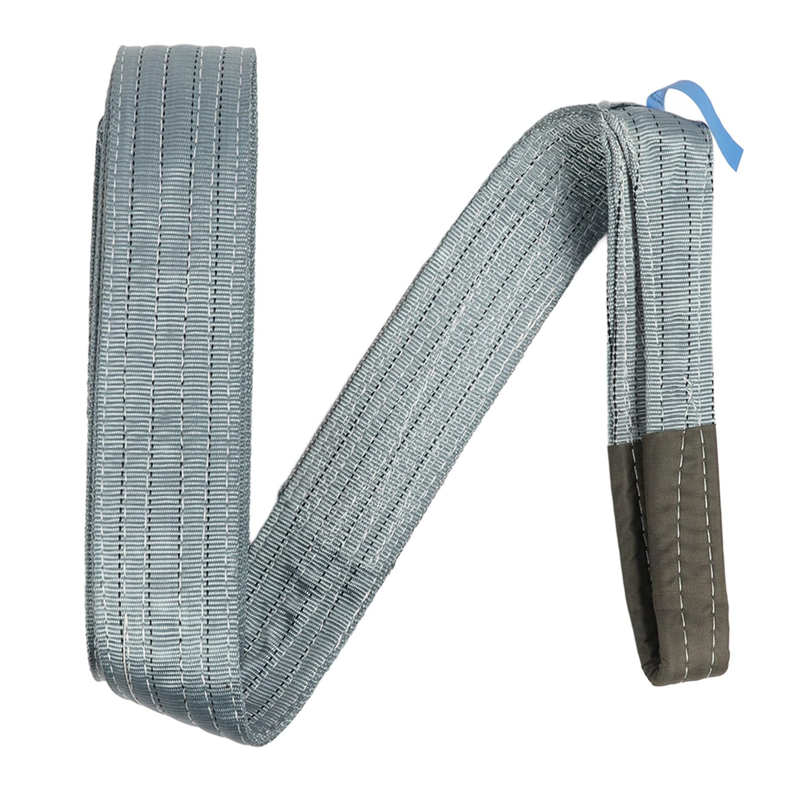 Ausla Heben, Flacher Hebegurt aus Polyester mit Doppelendschnalle, Hochfester, Flexibler Abrieb für die Hebetechnik von Industriekranen und die Handhabung Schwerer Lasten (8T)