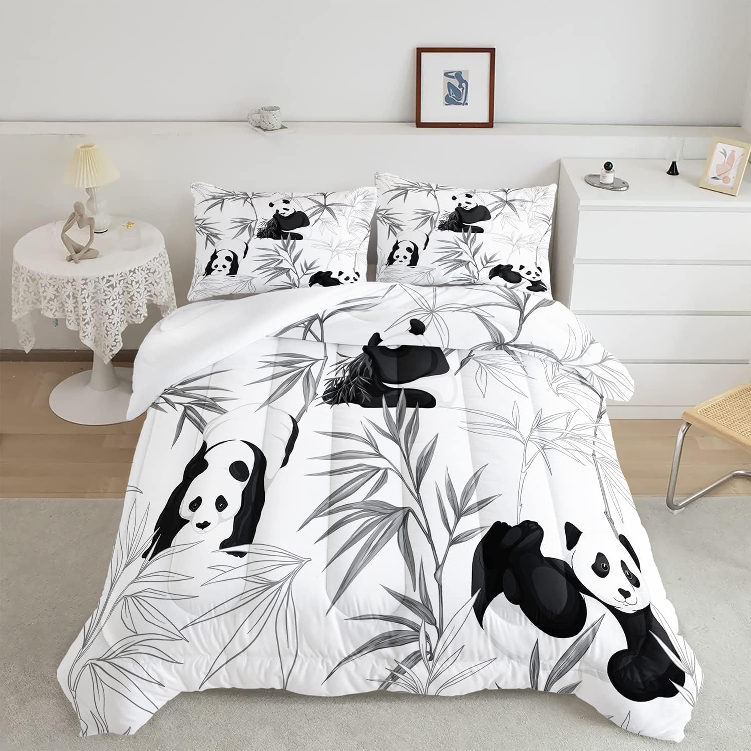 CVHOUSE Butterfly Bedding Set - Twin Butterfly Comforter Set with 1 Comforter and 2 Pillow Cases - 3 Piece