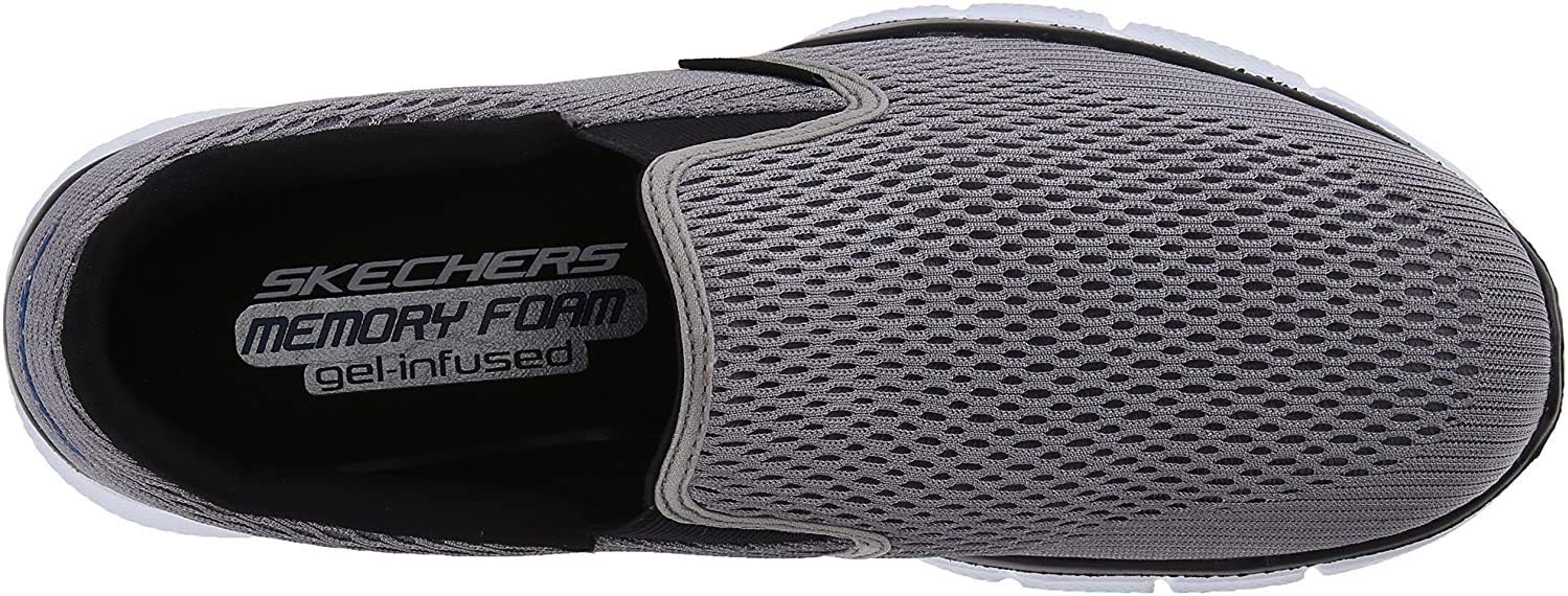 Skechers Men's Equalizer Double PlayFitness Shoes, Gray, 9.5 UK Wide - Image 5