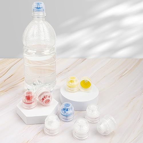 Miniatura 2 de Tapa de extracción de 1.102 in, tapa abatible de repuesto para botellas inteligentes o botellas de agua de soda, 10 unidades
