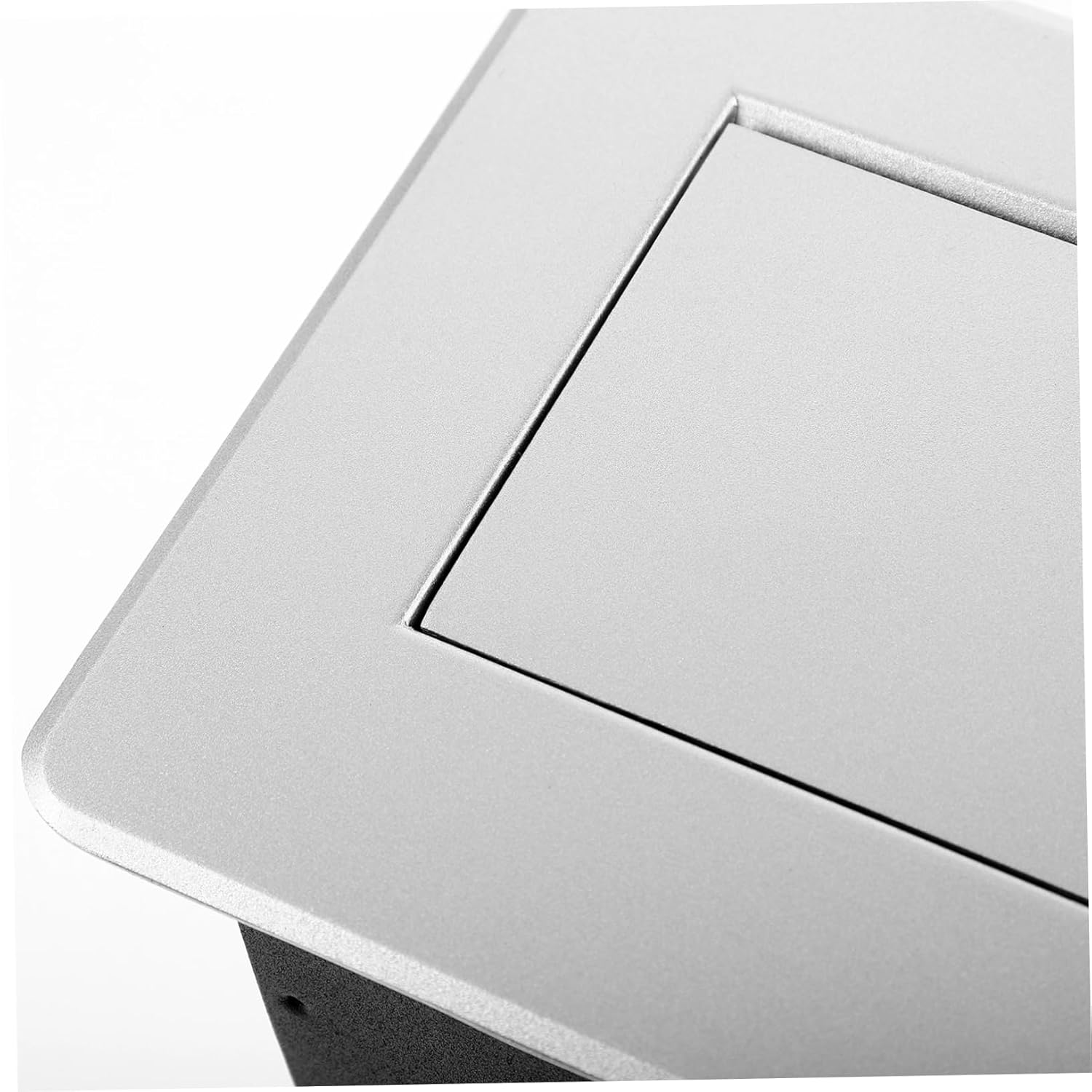 Uonlytech Damped Conference Room Pop Up Socket Stylish Outlet Box for Desktop Easy Installation Lightweight Design for Meetings and Office Use