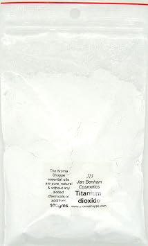 Titanium Dioxide - Premium Quality Natural Whitener for Soap, Mineral Makeup, Foundation & Cosmetics 4oz