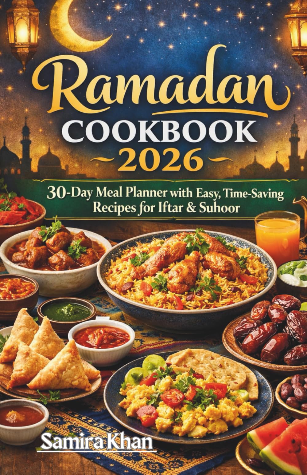 Ramadan Cookbook 2026: 30-Day Meal Planner with Easy, Time-Saving Recipes for Iftar & Suhoor