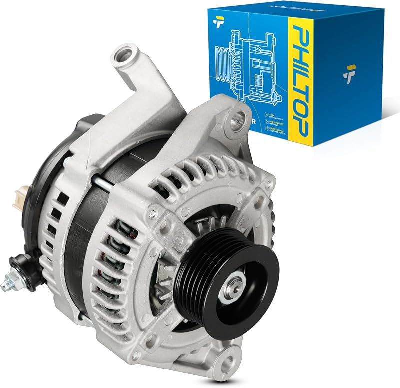 Alternador PHILTOP 136 A 12 V 13912N para Dodge Ram 1500, Durango e Jeep – 1 unidade