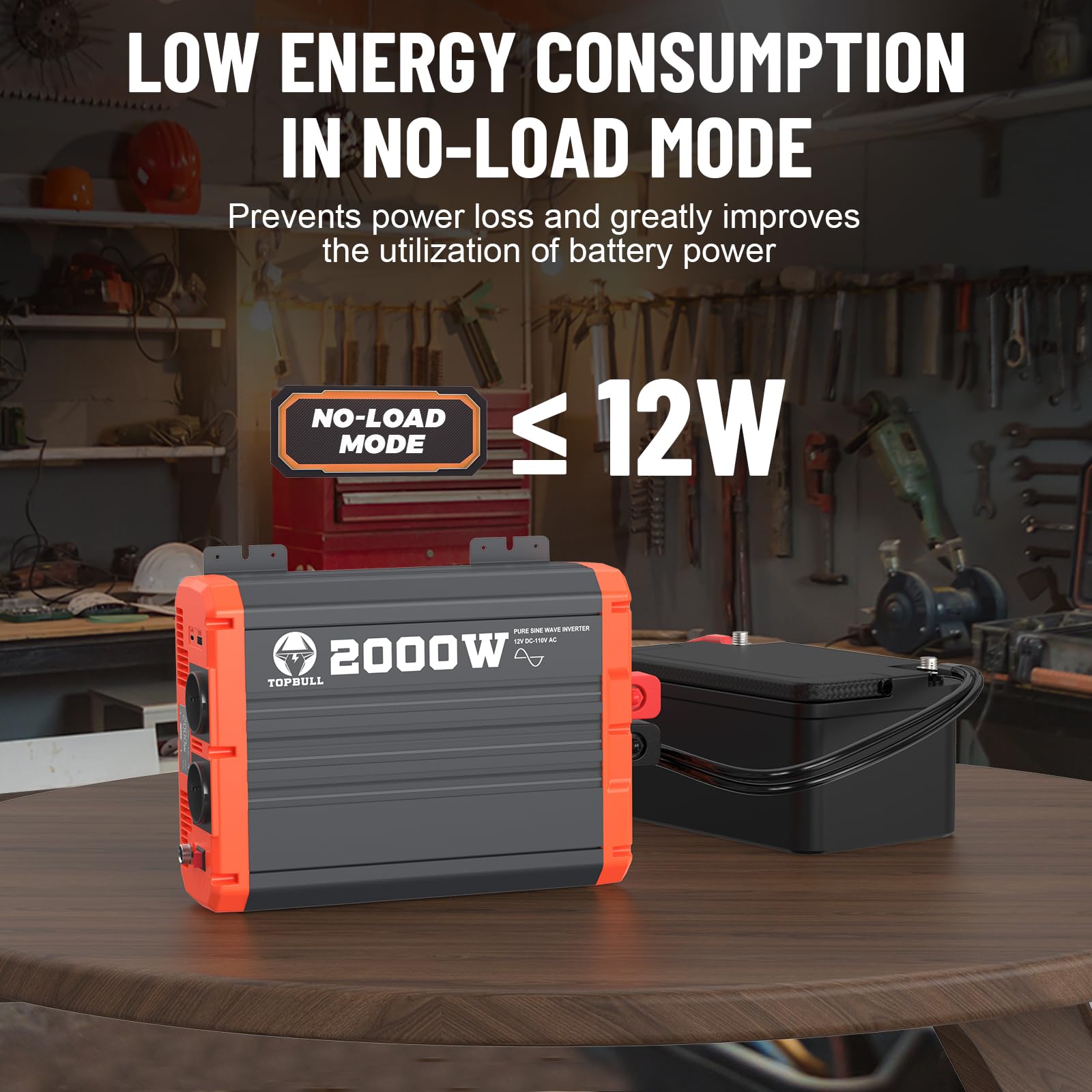 Inverter 2000W 4000W Onda Pura 12V 220V Convertitore di Potenza con LCD Telecomando