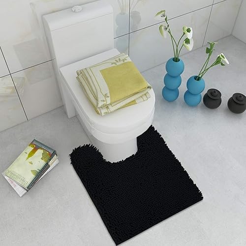 Miniatura 120 de Tapetes de baño de felpilla, tapetes de baño absorbentes de felpa, de secado rápido, suaves y lavables a máquina, alfombras antideslizantes