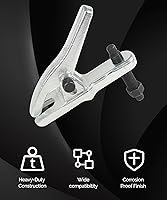 Vista 5 de RACOONA Separador de rótula, herramienta separadora de rótula, accesorios de automóvil, herramienta universal de extracción de rótulas ajustable