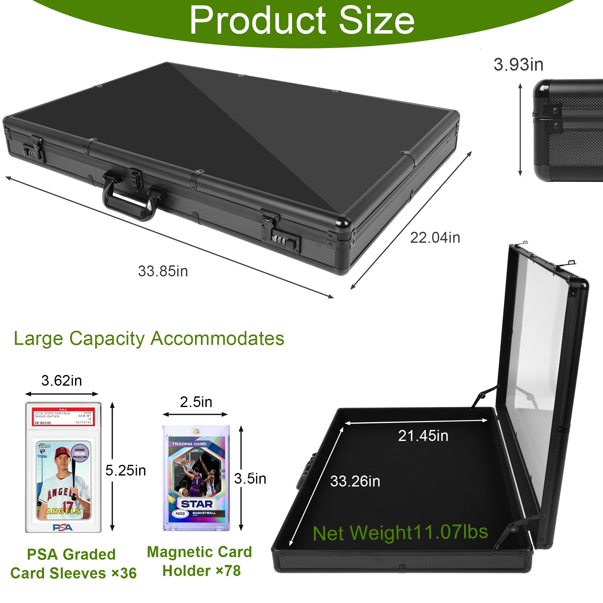 Amazon.com: JIAYAN Trading Card Display Case: 34