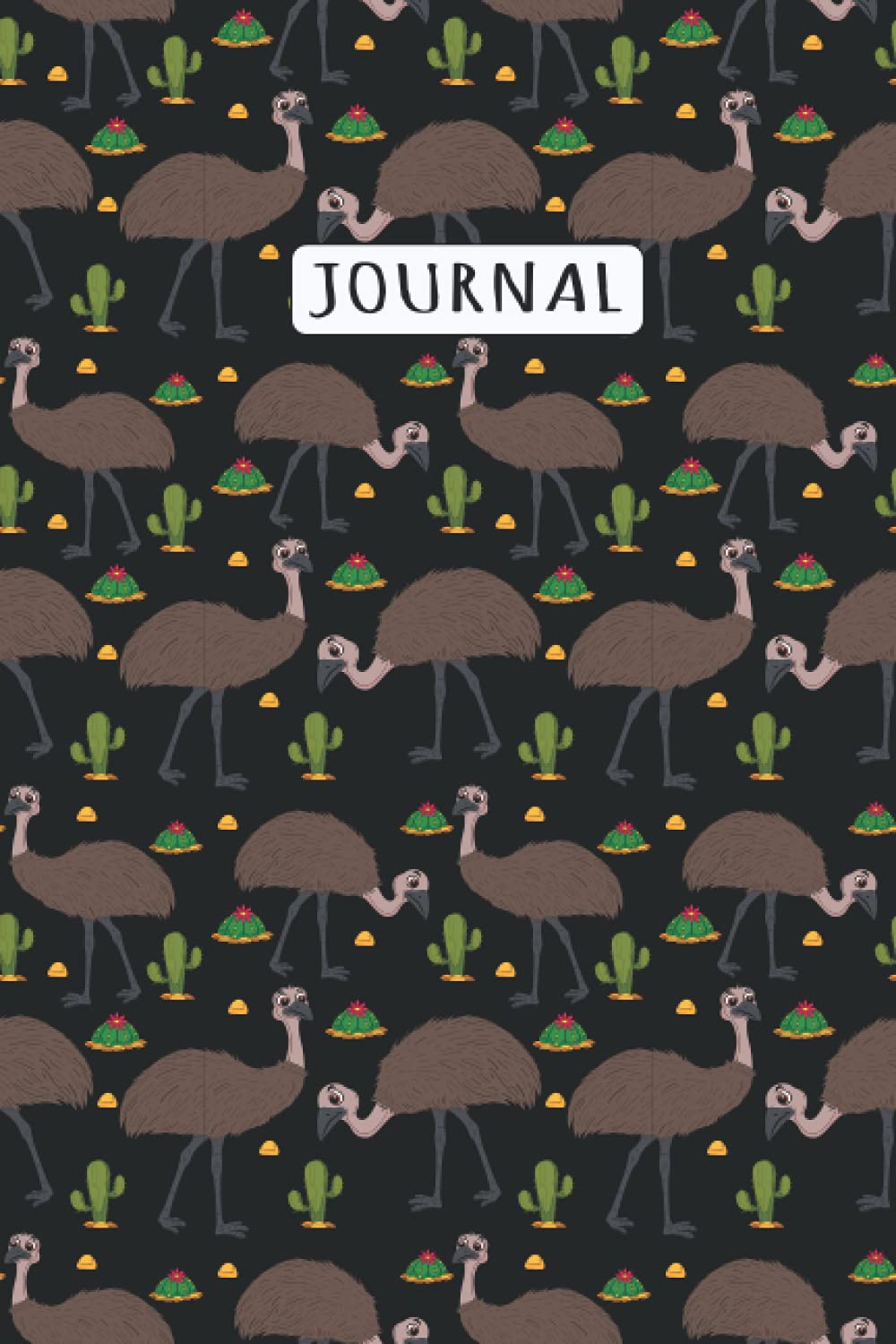 Emu Journal: Emu Composition Notebook Journal Gifts Emu Blank Lined Notebook Planner