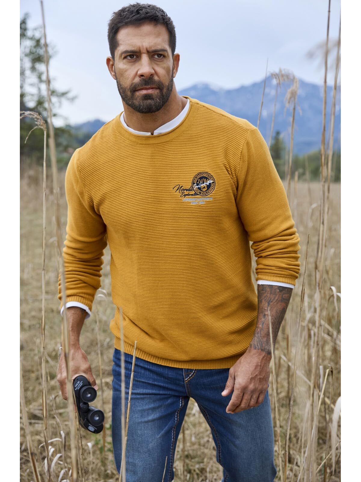 Jan Vanderstorm Herren Pullover Trygve