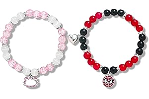 For Hello Kitty And Spiderman fans: Spider Kitty Matching Bracelets for Couples