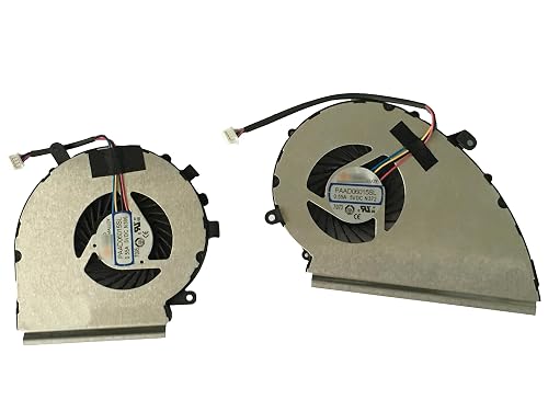 Fan for MSI GE72VR GP72VR GL72VR MS-179B CPU & Gpu Cooling Fan Set PAAD06015SL N366 N372