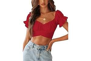 Chic Valentine's Crop Top