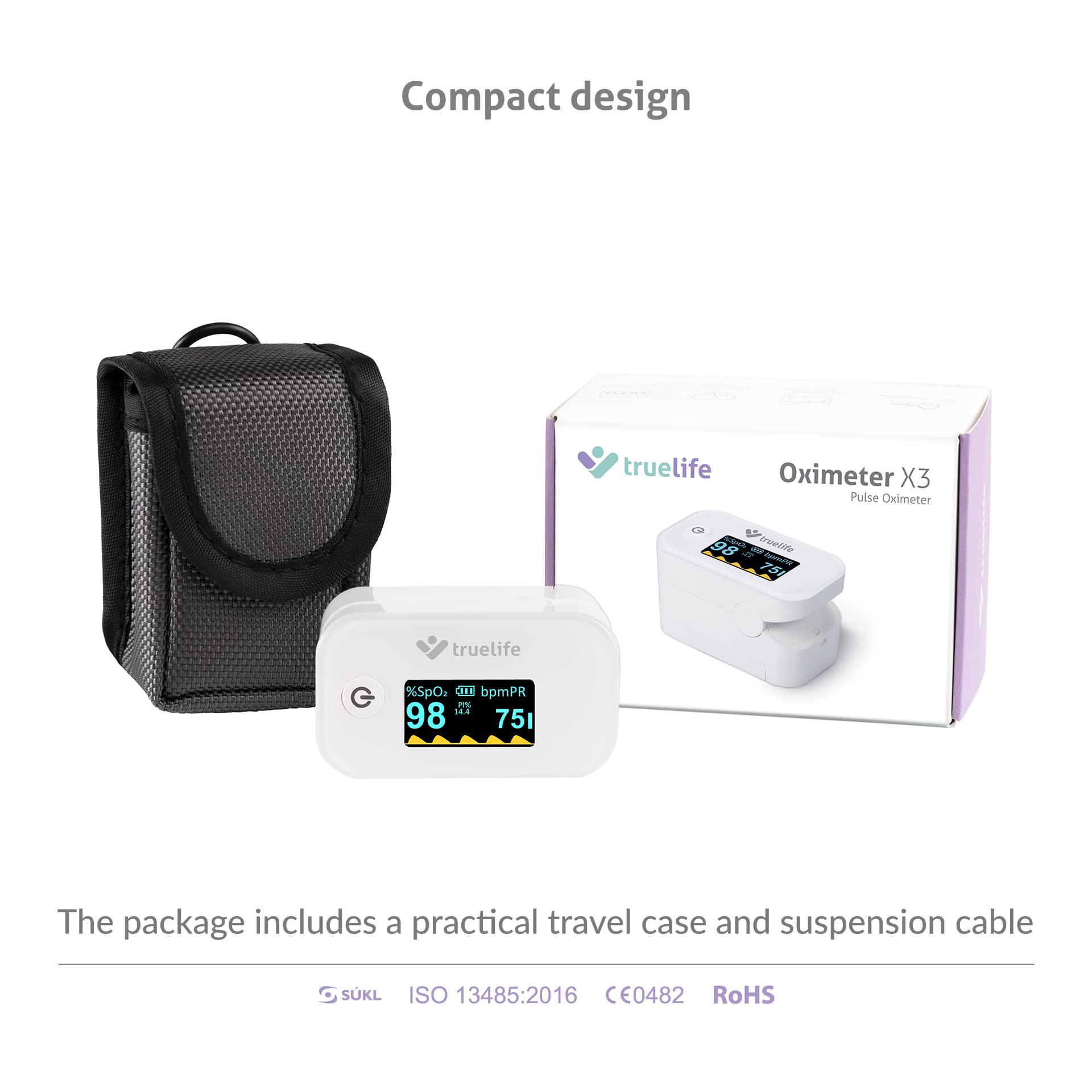 TrueLife Oximeter X3 Blutsauerstoff-Messgerät