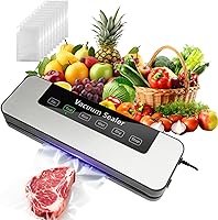 Vista 1 de Food Saver Vacuum Sealer Machine, Meat Vacuum Sealer for Food with Multiple Modes for Dry & Moist Food, Compact Vacuum Sealing System for Food