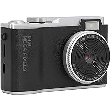 Digital Camera, 48MP 1080P Retro Digital Camera, 16x Zoom Anti-Shake Digital Camera, Travel Compact Camera Black