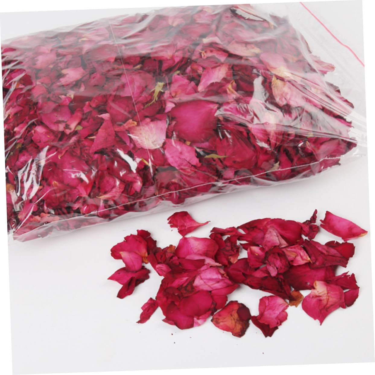 Dried Rose Petals for Bath and Foot Soak Natural Flower Petals for Wedding Confetti Craft Supplies Relaxing Floral Bath Additive Multi-Purpose Decoration