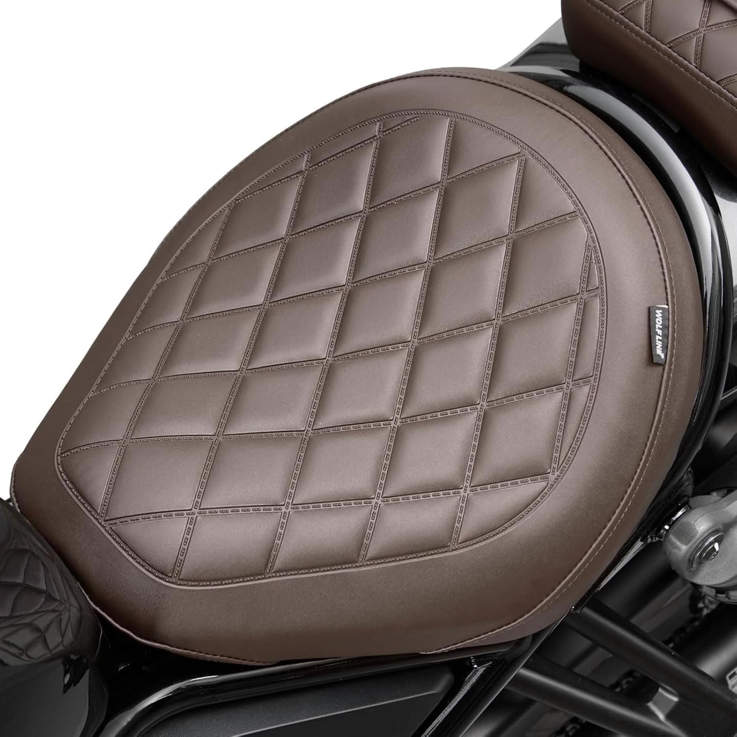 Motorcycle Front Driver Rear Passenger Seat compatible for Rebel CMX 1100 CMX1100 Rebel1100 Spare Parts Accessories 2021-2024 Front Driver Rider Seat cmx1100 Cushion Pad(Front Seat-Brown)