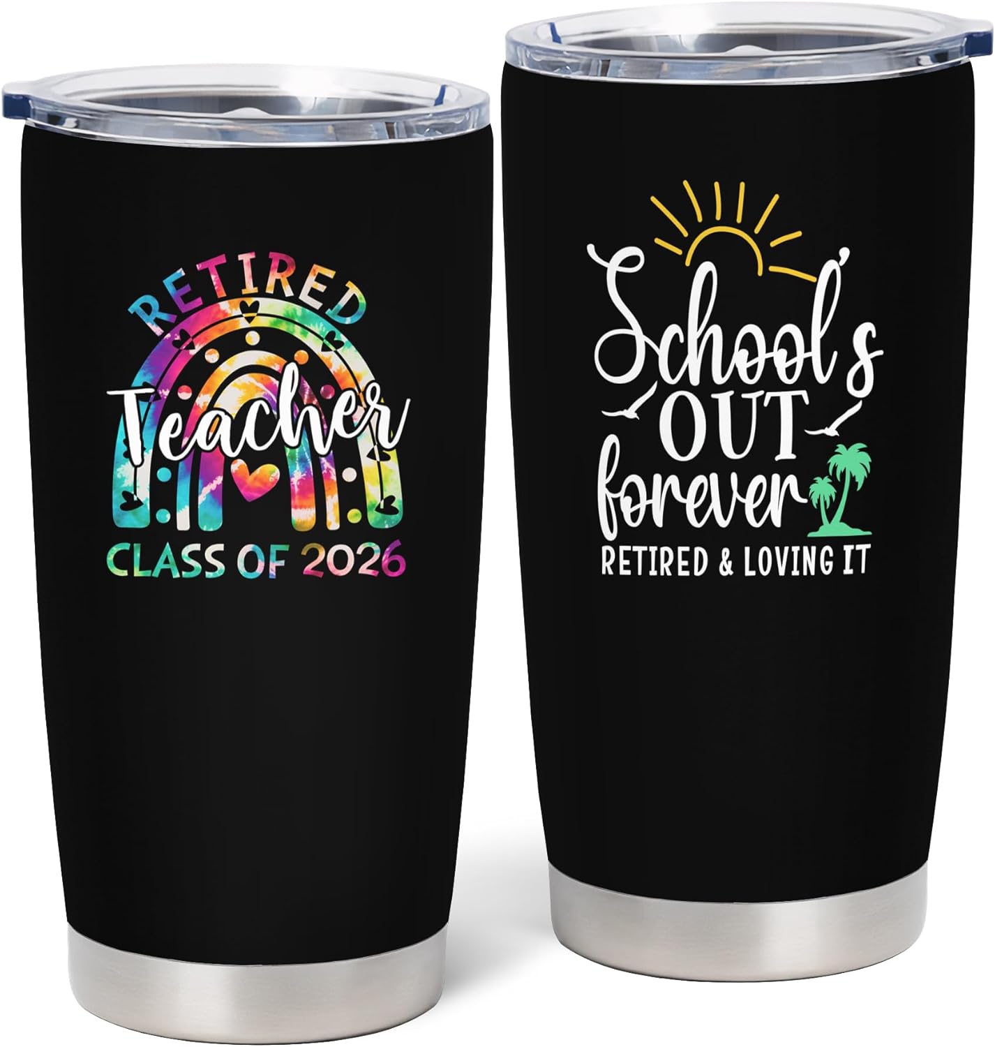 Teacher Retirement Gifts for Women, Retirement Gift for Teachers, Retired Teacher Gifts, Retiring Teachers Gift for Men 20oz Tumbler