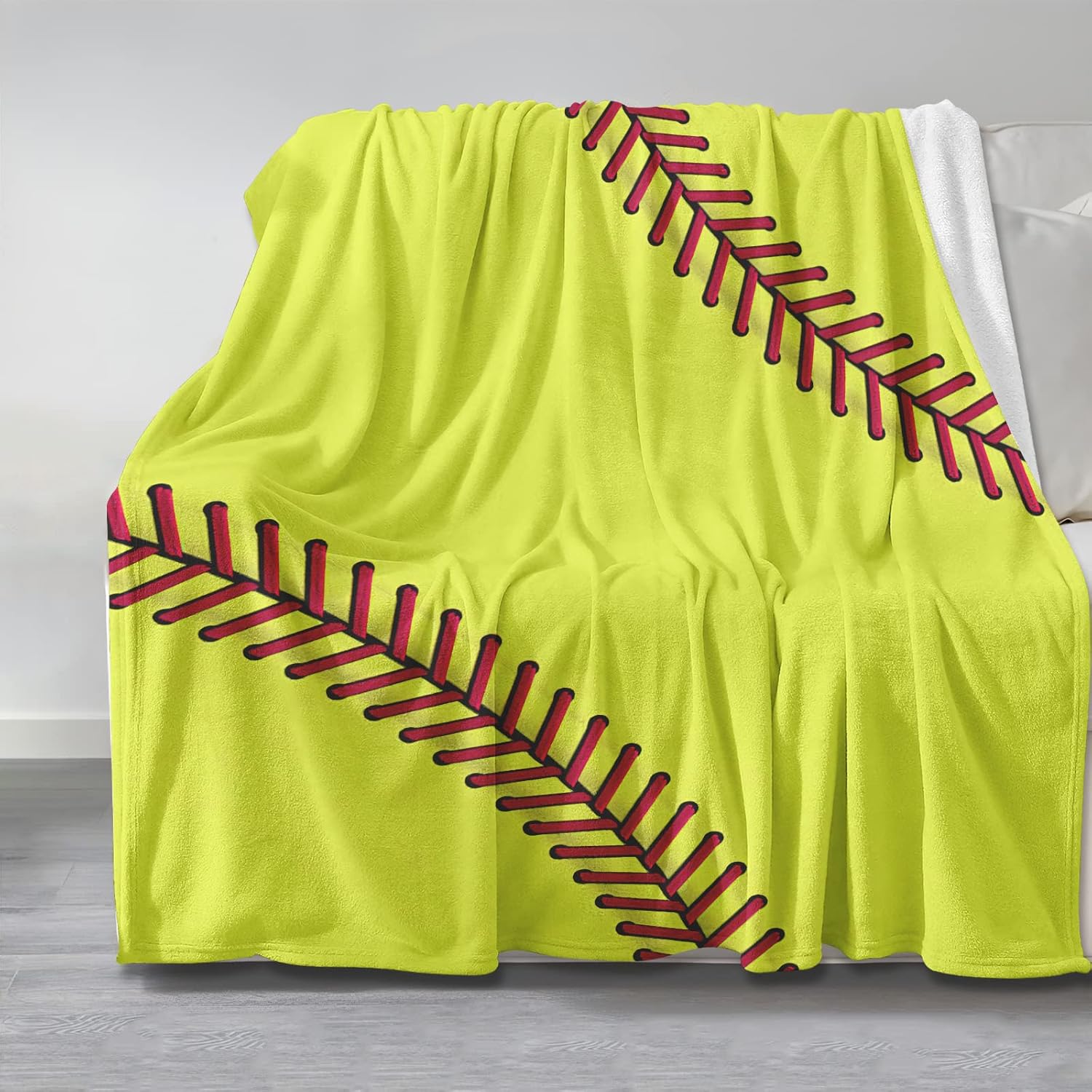 Softball Gifts Softball Blanket for Women and Men 60"X50