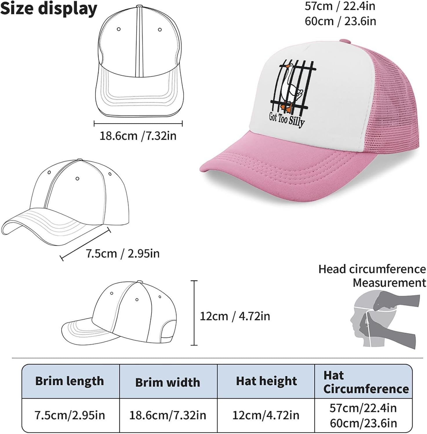 Got to Silly Baseball Hats Outdoor Caps for Men - Image 4