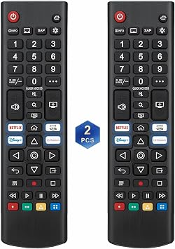 Replacement for LG Universal Remote Pack of 2, Universal Remote Control remoto lg smart tv Original 2025-2005 Magic, Webos TVs, LCD, OLED.