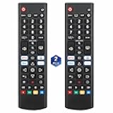 (Pack of 2) Replacement for LG Remote Control Smart TV 2025-2000, LG Universal Remote, Magic, Webos TVs, LCD, OLED (No Voice, No Pointer). 1 Year Warranty.