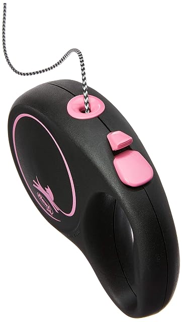 Foto 4 de 7 de Flexi® Black Design XS Cordón 5 m Negro/Pink, Correa Extensible para Perros hasta máx. 8 kg