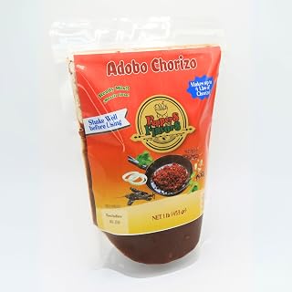 Authentic Mexican Chorizo Adobo! Ready to use. Convenient 2-pack 16 oz pouches from Peppers and Flavors. For Chorizo Tacos, Ground Beef, Chicken, Turkey, and Vegan Chorizo. Easy to use.