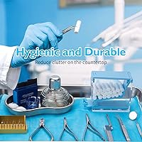 Vista 4 de ANNWAH Dispensador de rollo de algodón dental profesional organizador de rollos de algodón para uso doméstico en hospitales, caja de almacenamiento