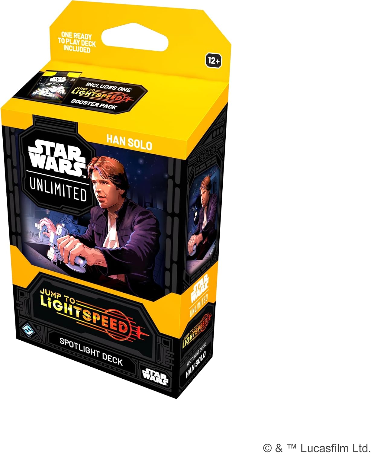 Star Wars: Unlimited TCG Jump to Lightspeed Spotlight Deck Display - Includes 6 Pre-Built Decks with Exclusive Cards, Ages 12+, 2+ Players, 20 Minute Playtime, Made by Fantasy Flight Games