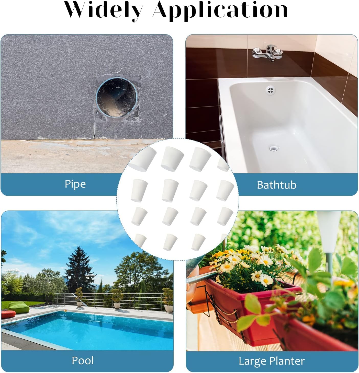 Tappo In Gomma Forato Massicio - Italia - Foto 3