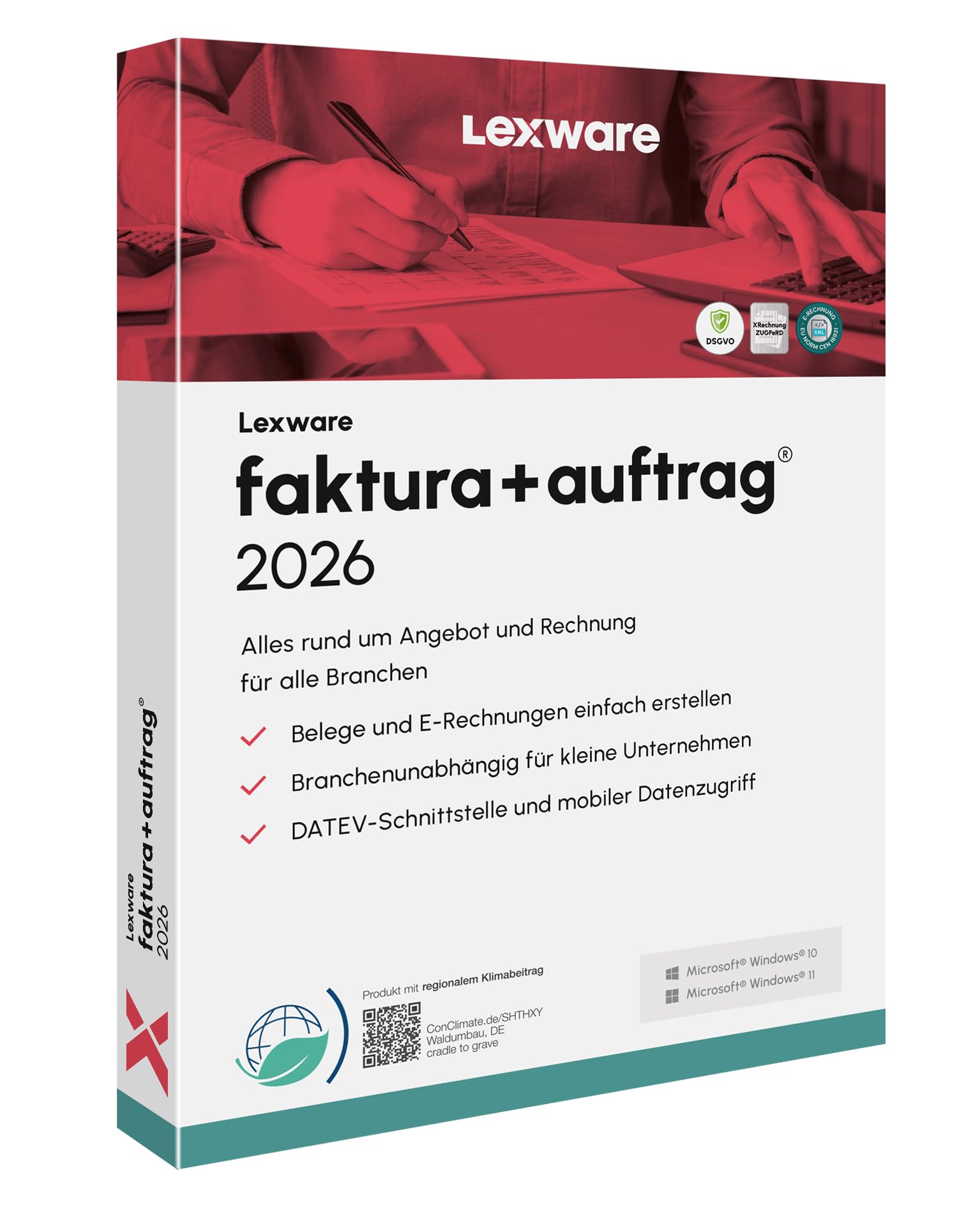 Lexware faktura+auftrag 2026 | Basis | Minibox (365 Tage) | Einfache Auftrags- und Rechnungs-Software