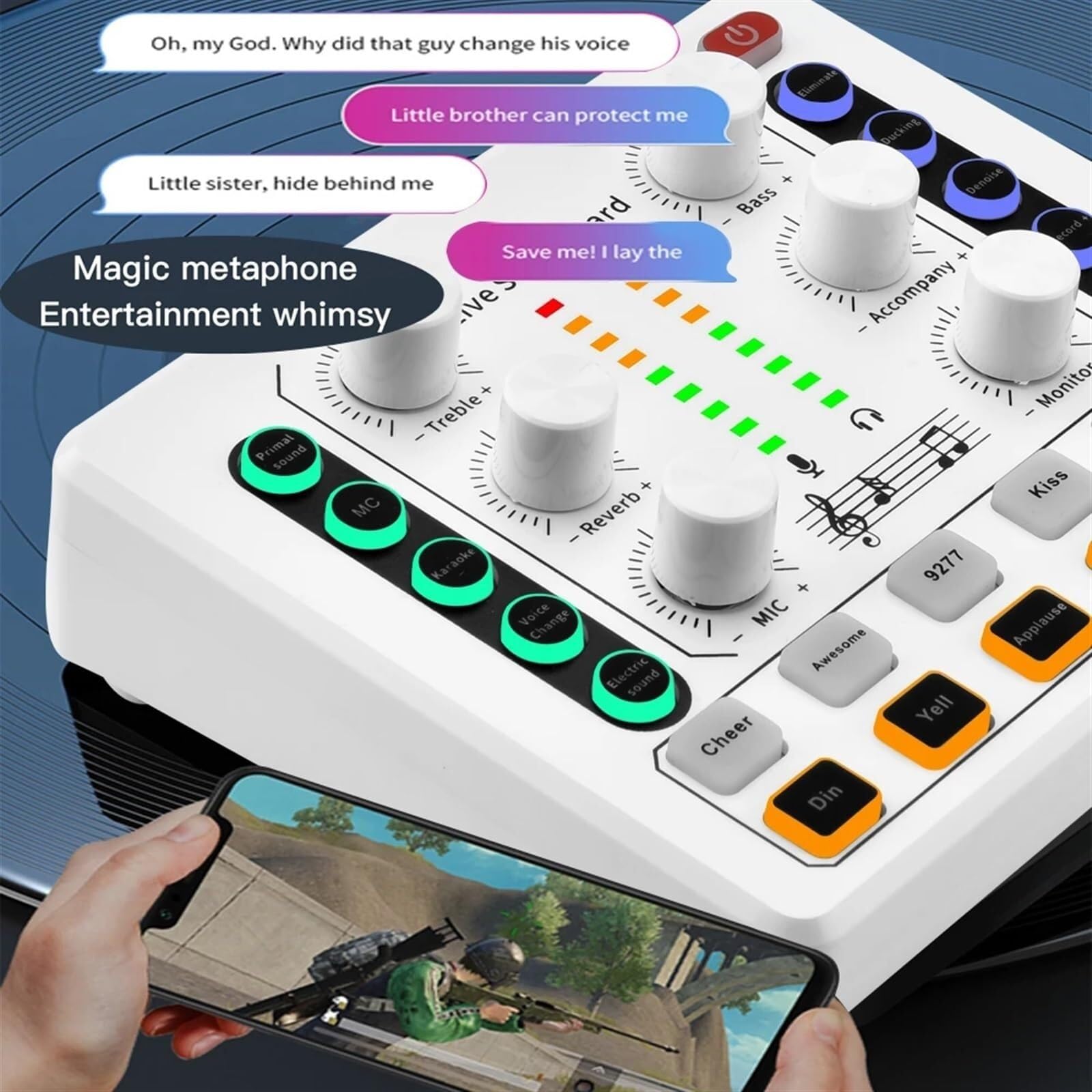 Mixer Audio, 5 Szt. Mikser Efektów Karty Dźwiękowej M8