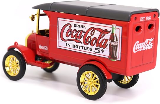 Motor city classics Coca-Cola Diecast Collectible | 1926 Ford Model TT Delivery Van | 1:43 Diecast Scale Model 443026 | Officially Licensed Coca-Cola Diecast