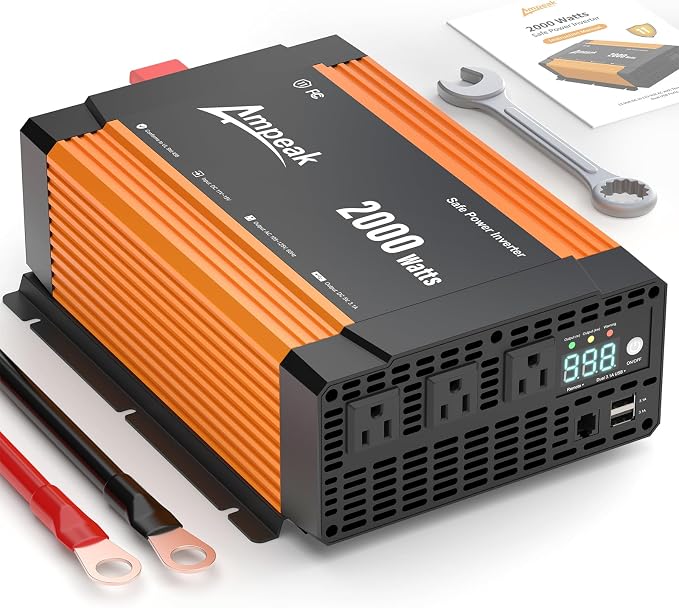Inversor de Onda Modificada 2000W Ampeak Naranja miniatura 7