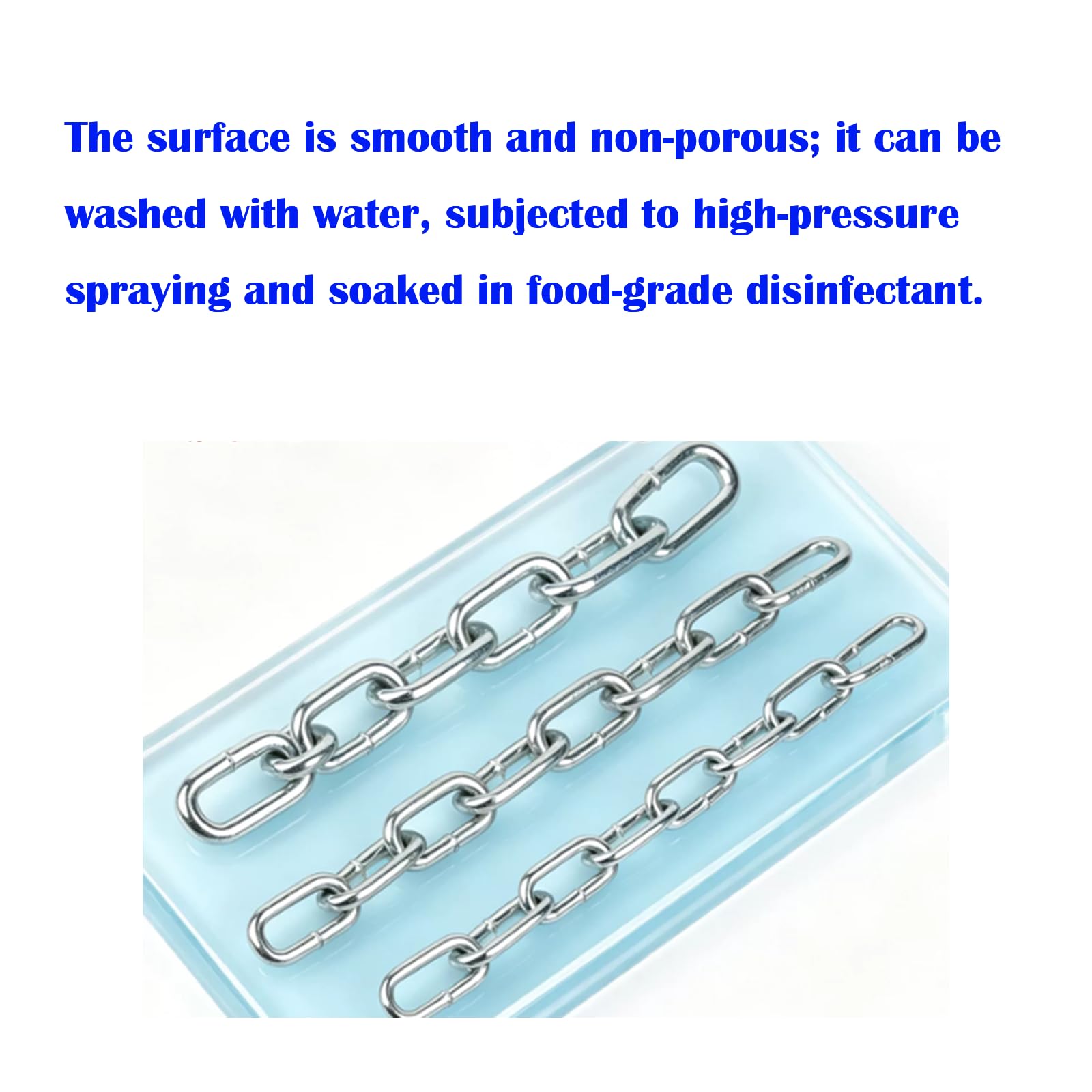 Catena di sollevamento in acciaio inox, catena di sicurezza, antifurto saldata, metallo particolarmente spesso, diametro 6 mm - 16 mm (12 mm x 1 pezzo)