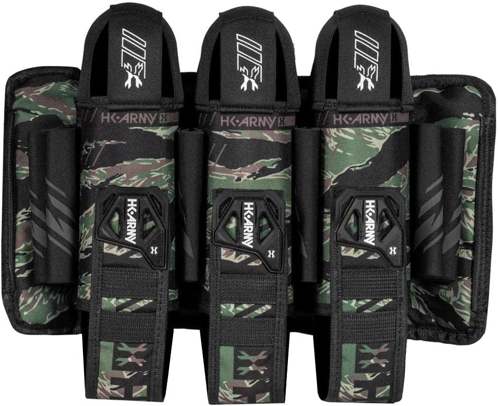 HK Army 3+2 Eject Paintball Harness Pod Pack - Tigerstripe