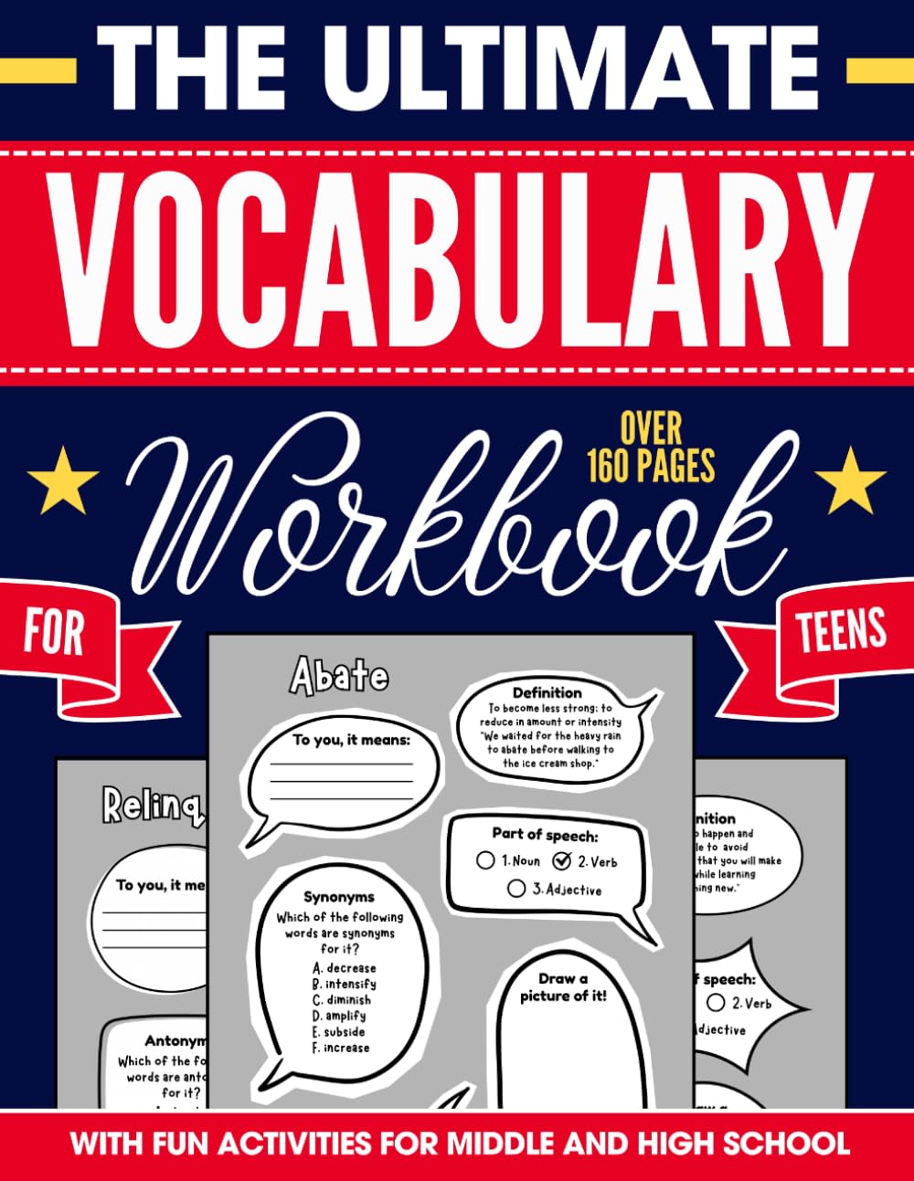 The Ultimate Vocabulary Workbook For Teens: With Fun Activities for Middle and High School