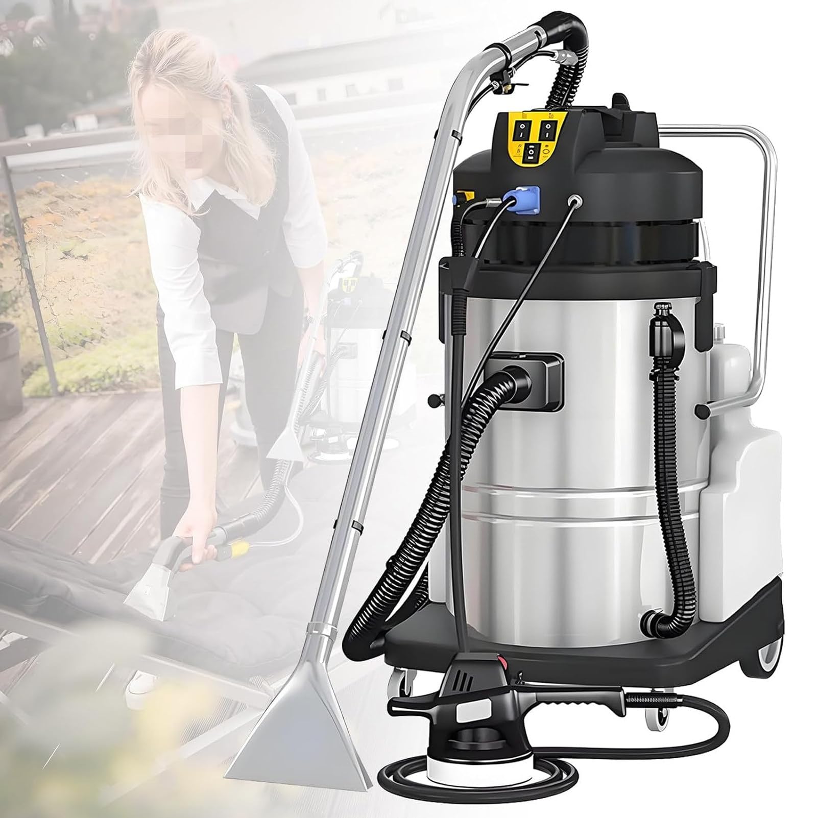 1079W Aspirateur Eau et poussière 30L aspirateur de Tapis extracteur Eau 40L-withSofa-StyleMagicHead