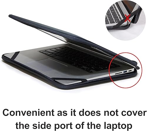 Miniatura 4 de Inntzone Funda delgada plegable para laptop de 156 pulgadas bolsa ligera para computadora portátil portátil portátil portátil portátil cubierta