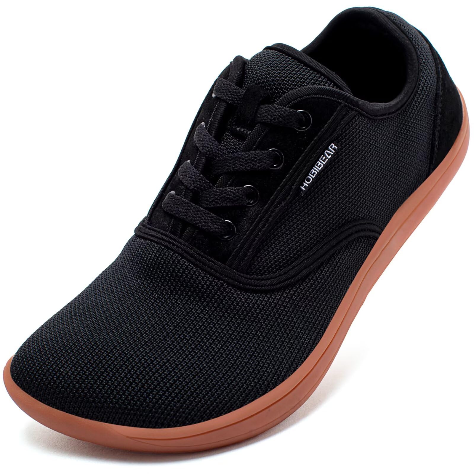 HOBIBEAR Wide-Toe-Box Barefoot Shoes for Mens Womens Minimalist Breathable Trail Running Walking Shoes