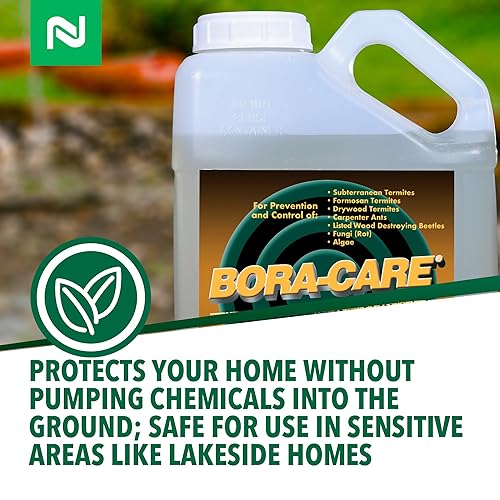 Miniatura 6 de Bora-Care Termiticida Insecticida y Fungicida Concentrado, Tratamiento de Madera para Prevención de Termitas y Escarabajos, 1 Galón