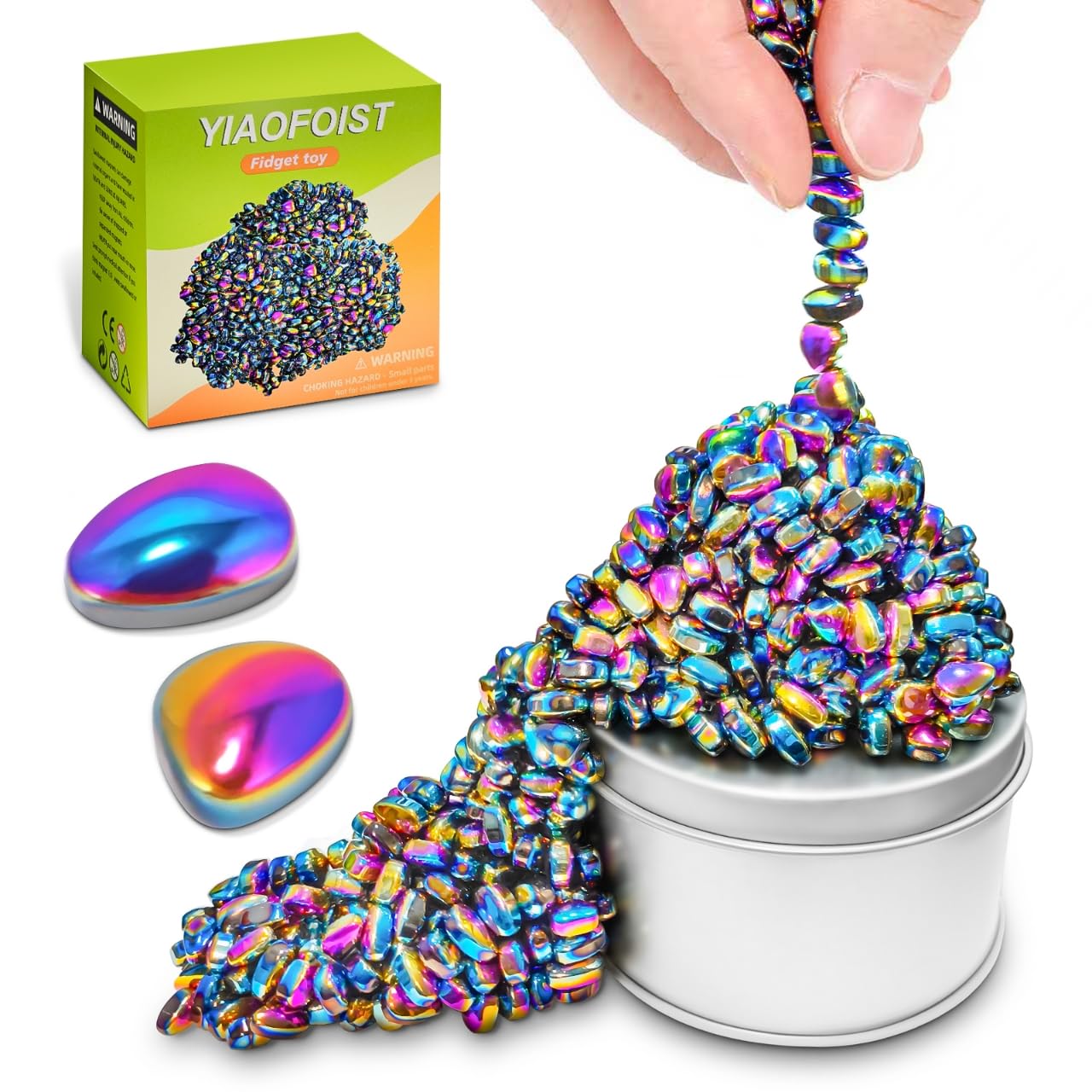 550+pcs Sensory Toy, Fidget Toys Adults。Weak Attraction Stress Fidget Putty. Anxiety Relieving Desk Toys丨Gifts Suitable for Teenagers and Adults