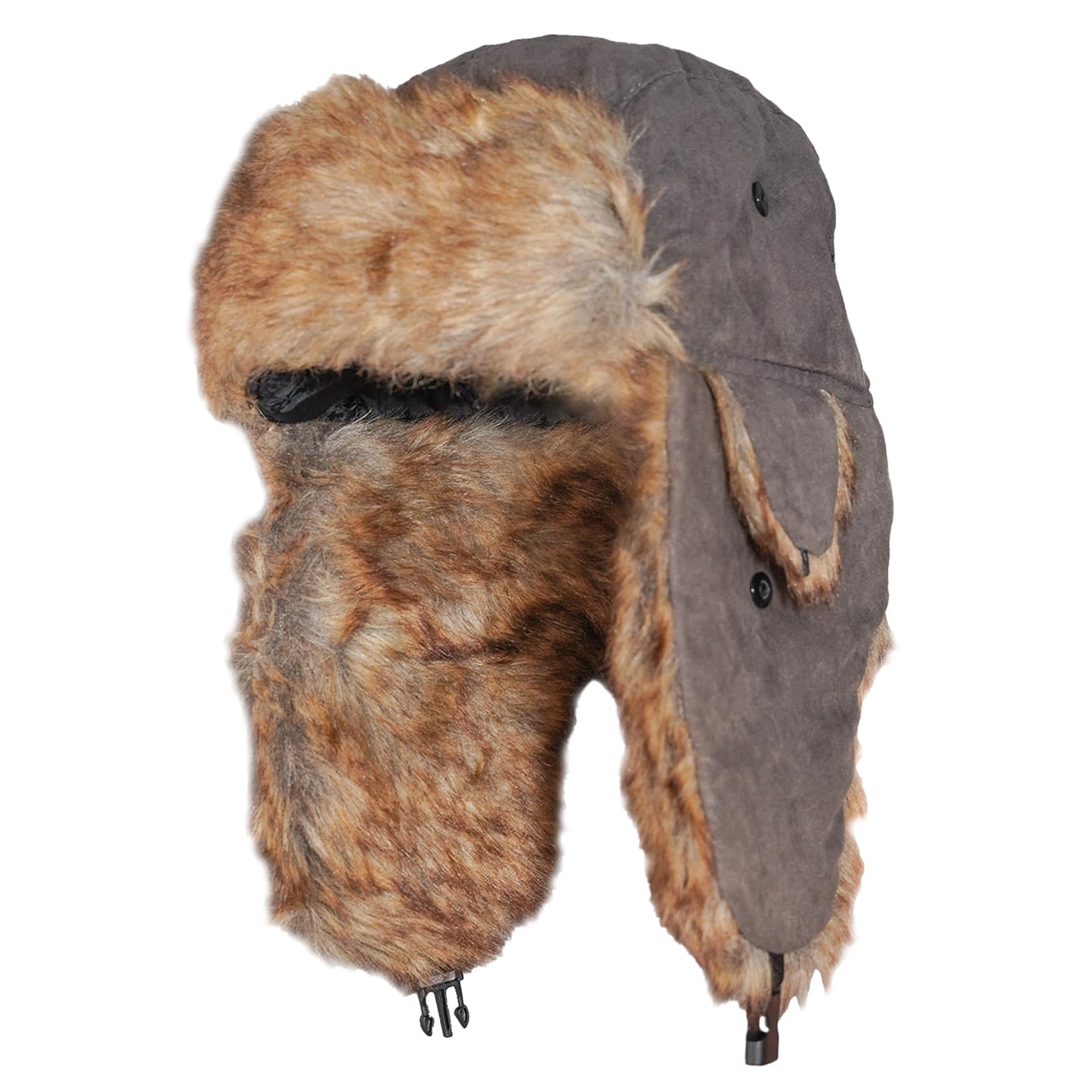 ONWAYTrapper Hat Winter Hats for Women Men with Faux Fur Ear Flaps