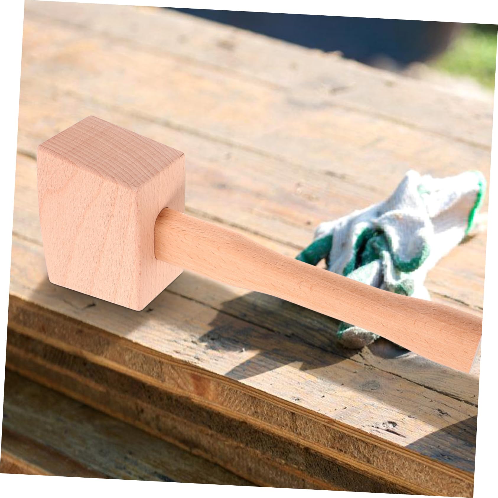 Alipis 4 Pièces Marteau de Menuisier Hêtre Outil de Frappe Solide pour Sculpture Bricolage Marteau à Main Durable pour Artisans