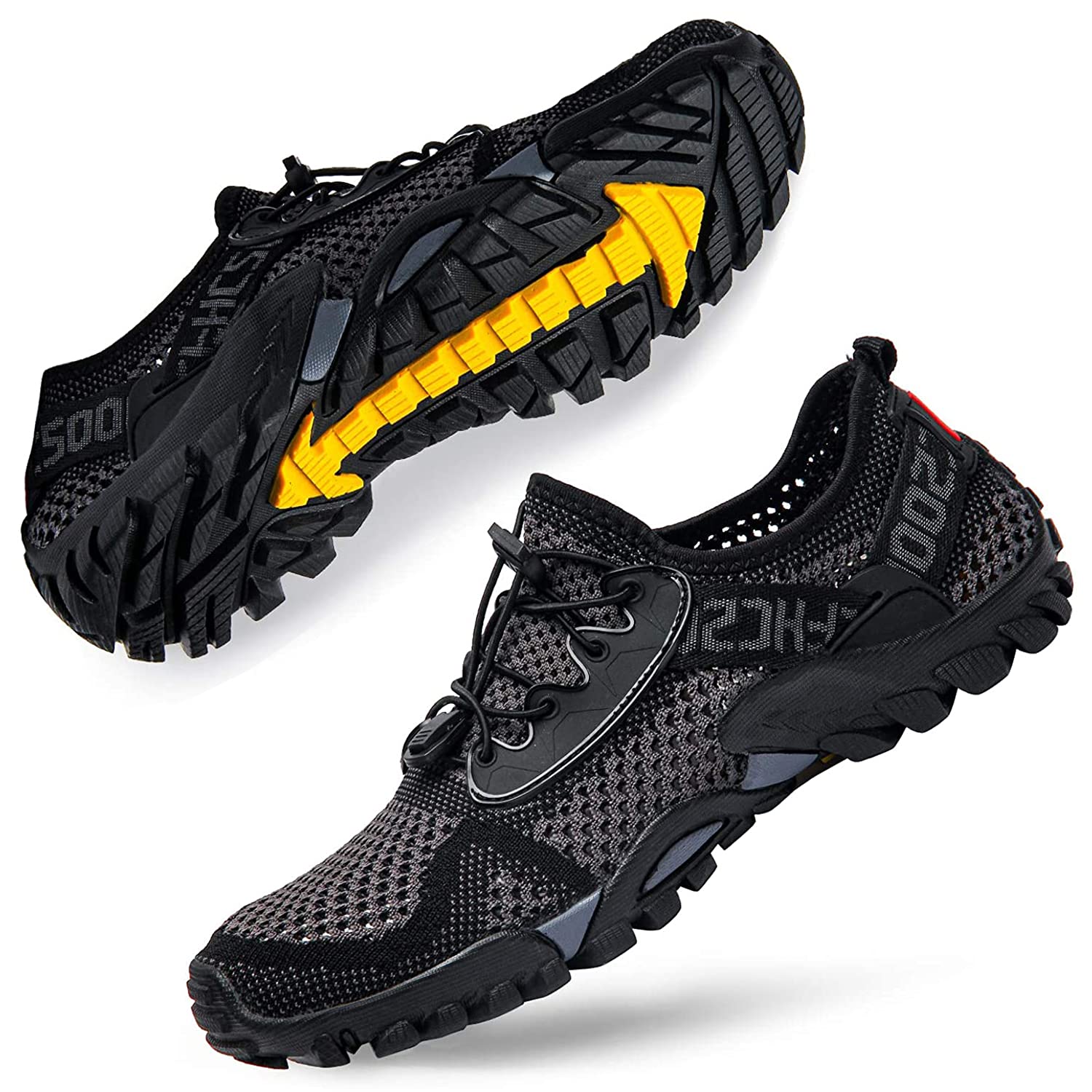 DimaiGlobal Trekking Scarpe da Spiaggia Uomo All'aperto Sandali Sneakers Sportivi Estivi Pescatore Passeggio in Acqua Mare Escursionismo Traspiranti e Leggero Asciugatura Rapida