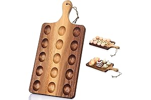 The Ultimate Deviled Egg Dish: Gerrii Wooden Deviled Egg Platter