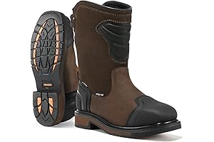 Botas de seguridad de trabajo con punta de acero y protección eléctrica...